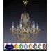 Подвесная люстра хрустальная ArtGlass SULIKA V COLOR