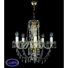 Подвесная люстра хрустальная ArtGlass SULIKA V DROPS ATYP