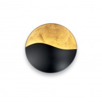 Светильник настенный Ideal lux Sunrise Ap3 Nero E Oro 133270