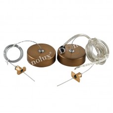 Подвесной комплект для магнитной шины Donolux(Circle magnet) Suspension kit DLM/Black Bronze