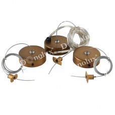 Подвесной комплект для магнитной шины Donolux(Circle magnet) Suspension kit DLM900RBlack Bronze