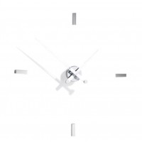 Часы Nomon Tacon 4i WHITE, хром.сталь, d=74см TAI004B