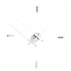 Часы Nomon Tacon 4i WHITE, хром.сталь, d=74см TAI004B