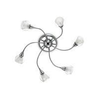 Люстра потолочная Ideal lux Tender Pl6 Trasparente 028699