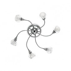 Люстра потолочная Ideal lux Tender Pl6 Trasparente 028699