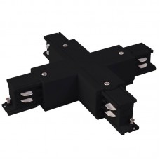 Соединитель для трехфазной шины Elektrostandard TRC-1-3-X-BK / Коннектор X-образный для трехфазного шинопровода (черный)