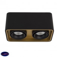 Накладной светодиодный светильник LeDron TUBING 2 Black Gold