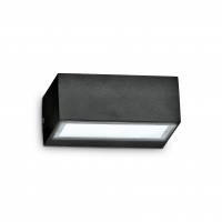 Светильник уличный настенный Ideal lux Twin Ap1 Nero 115375 Светильник уличный настенный Ideal lux Twin Ap1 Nero 115375