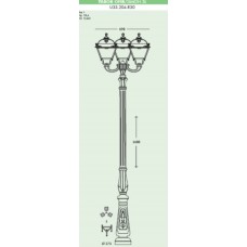 Столб уличный Fumagalli TABOR OFIR/SIMON 3L U33.205.R30.WXE27