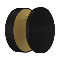 Светильник настенный светодиодный LeDron UFO G2 BLACK/GOLD