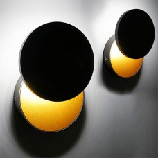 Настенный светодиодный светильник Italline UFO black/gold Настенный светодиодный светильник Italline UFO black/gold
