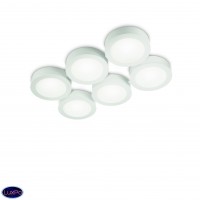 Светильник настенно-потолочный Ideal lux Union Pl6 Round 142371
