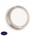 Светильник настенно-потолочный светодиодный Ideal lux Universal Ap1 24W Round Nickel 141480 Светильник настенно-потолочный светодиодный Ideal lux Universal Ap1 24W Round Nickel 141480