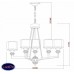 Люстра подвесная Vele Luce Lotus VL1054L05
