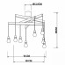 Люстра потолочная Vele Luce Avvenente VL1332L08