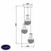 Светильник подвесной Vele Luce Cesare VL1913P03