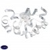 Светильник настенно-потолочный Ideal lux Vortex Pl5 Argento 101590