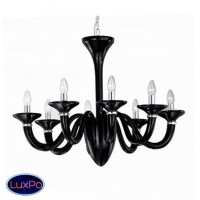 Подвесная люстра Ideal lux White Lady Sp8 Nero 020518