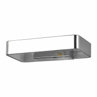 Светильник настенный светодиодный Ideal lux Zed Ap1 Square Cromo 115207