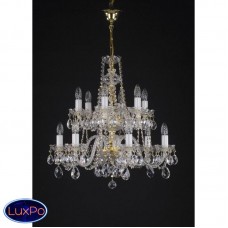 Подвесная люстра хрустальная ArtGlass ZITA XII