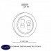Светильник настенно-потолочный Sonex Quadro White 162/K