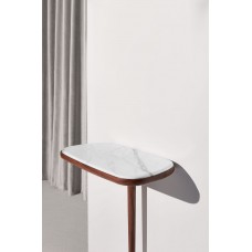 Консоль из черного ясеня с мрамором Nomon CONSOLA Marble Консоль из черного ясеня с мрамором Nomon CONSOLA Marble
