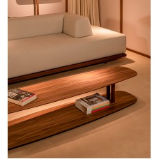 Кофейный столик AXIS TABLE Walnut/Gold Кофейный столик AXIS TABLE Walnut/Gold