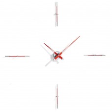 Часы Merlin 4 i RED, Nomon CHROME+RED (хром+красный лак). D=110см Часы Merlin 4 i RED, Nomon CHROME+RED (хром+красный лак). D=110см