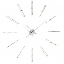 Часы Merlin 12 i, Nomon CHROME (хром). D=110см Часы Merlin 12 i, Nomon CHROME (хром). D=110см