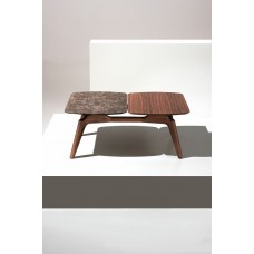 Стол MESA MIXTA DUO L (орех+мрамор) Стол MESA MIXTA DUO L (орех+мрамор)