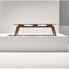 Стол MESA MIXTA TRIO L (2 столешницы из ореха и 1 из мрамора) Стол MESA MIXTA TRIO L (2 столешницы из ореха и 1 из мрамора)