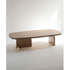 Стол MESAS NOVA 4 Walnut/Gold Стол MESAS NOVA 4 Walnut/Gold