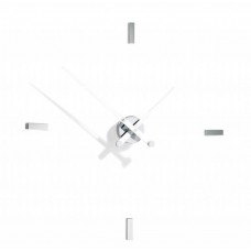 Часы Nomon Tacon 4i WHITE, (основа - хромированная сталь/стрелки - белый лак) D=74см Часы Nomon Tacon 4i WHITE, (основа - хромированная сталь/стрелки - белый лак) D=74см