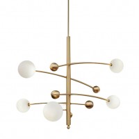                                                                  Люстра Delight Collection                                        <span>Globe Mobile 5 brass</span>                  