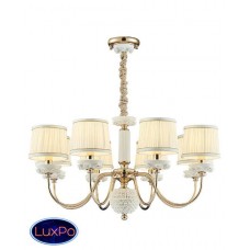 Люстра подвесная Lumien Hall ЭРИН 1030/8H-GD-WT
