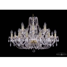 Люстра подвесная Bohemia Crystal 1406 1406/12+6/300/G Люстра подвесная Bohemia Crystal 1406 1406/12+6/300/G