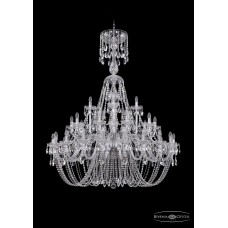 Подвесная люстра Bohemia Crystal Nikel 1406/20+10+5/460/XL-165/Ni