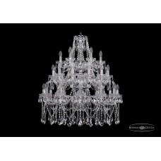 Подвесная люстра Bohemia Crystal Nikel 1413/12+12+6/300-90/3d/Ni
