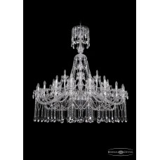 Подвесная люстра Bohemia Crystal Nikel 1413/20+10+5/530/XL-160/Ni
