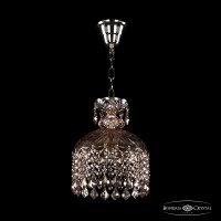 Светильник подвесной хрустальный Bohemia Crystal 14781/22 G Leafs M721