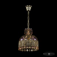 Светильник подвесной хрустальный Bohemia Crystal 14781/25 G Leafs M777