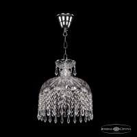 Светильник подвесной хрустальный Bohemia Crystal 14781/25 Ni Drops