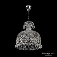 Светильник подвесной хрустальный Bohemia Crystal 14781/30 Ni Balls
