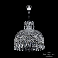 Светильник подвесной хрустальный Bohemia Crystal 14781/35 Ni