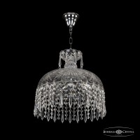 Светильник подвесной хрустальный Bohemia Crystal 14781/35 Ni Drops
