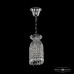 Светильник подвесной хрустальный Bohemia Crystal 14783/16 Ni Leafs