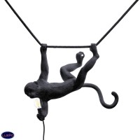                                                                  Подвесной светильник Seletti                                        <span>The Monkey Lamp Swing Black</span>                  