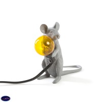                                                                  Настольная лампа Seletti                                        <span>Mouse Lamp Grey Mac</span>                  