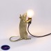                                                                  Настольная лампа Seletti                                        <span>Mouse Lamp Gold Step</span>                  