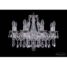 Подвесная люстра хрустальная Bohemia Crystal 1613/8/200/NB Подвесная люстра хрустальная Bohemia Crystal 1613/8/200/NB
